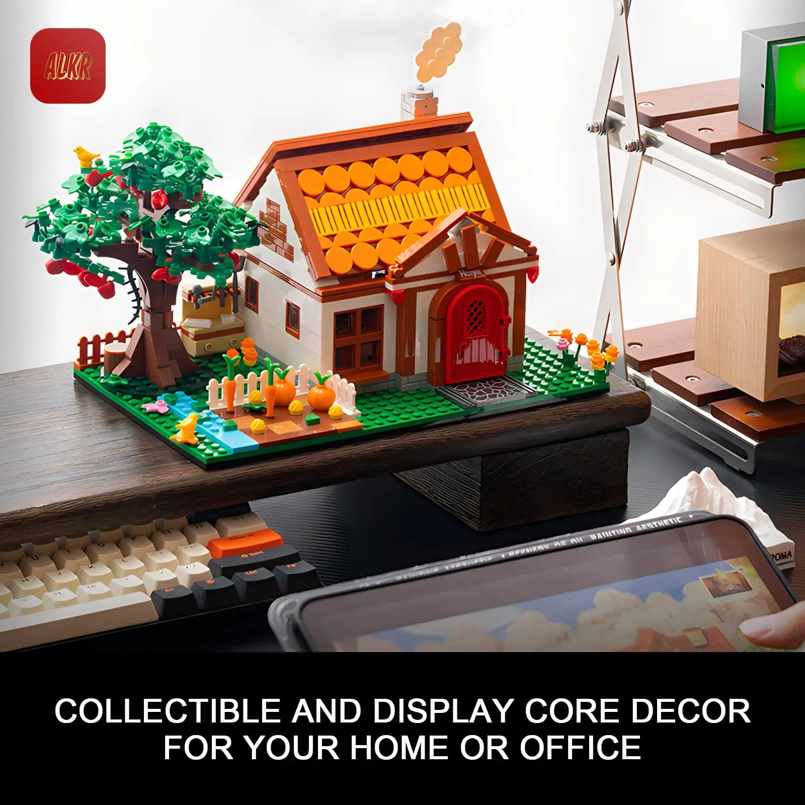 Create a Magical Forest Animal Village with our 879PCS Animal House Building Blocks An Interactive Toy for Kids Ages 6 and Up