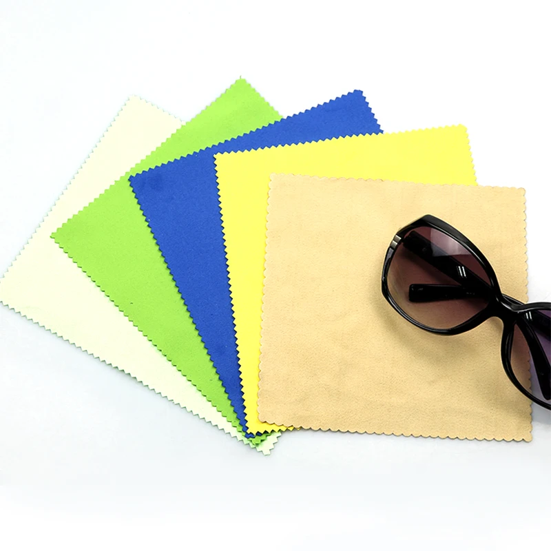 High Quality Suede Recycled Microfiber Glasses Cleaning Cloth Sunglasses Cleaner