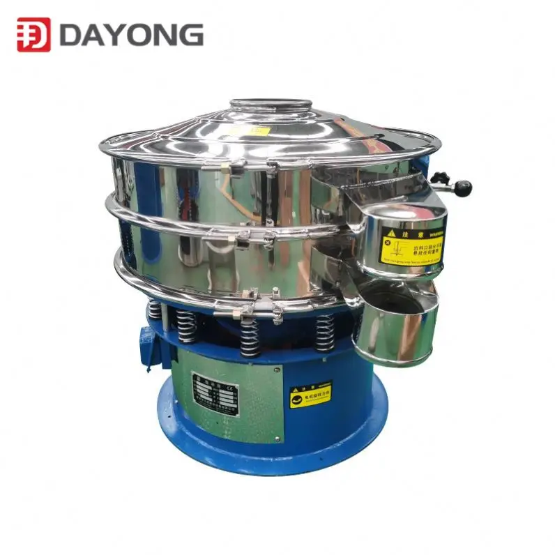 high precision spices ultrasound vibrating sieve for calcium carbonate