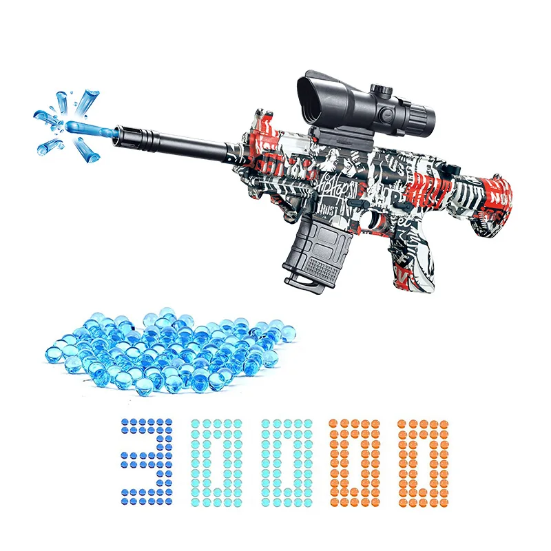 Wholesale MINI M416 Electric Gel Ball Blaster Water Bead Gun Pistol High Performance Gel Shooter Gun Splatter Ball Gun