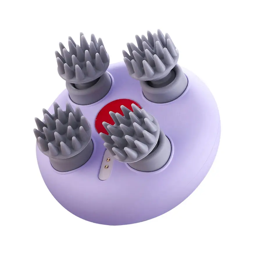 Wholesale Price 2gear Wireless Octopus Kneading Silicone Electric Head Scalp Massager With Red Light Therapy