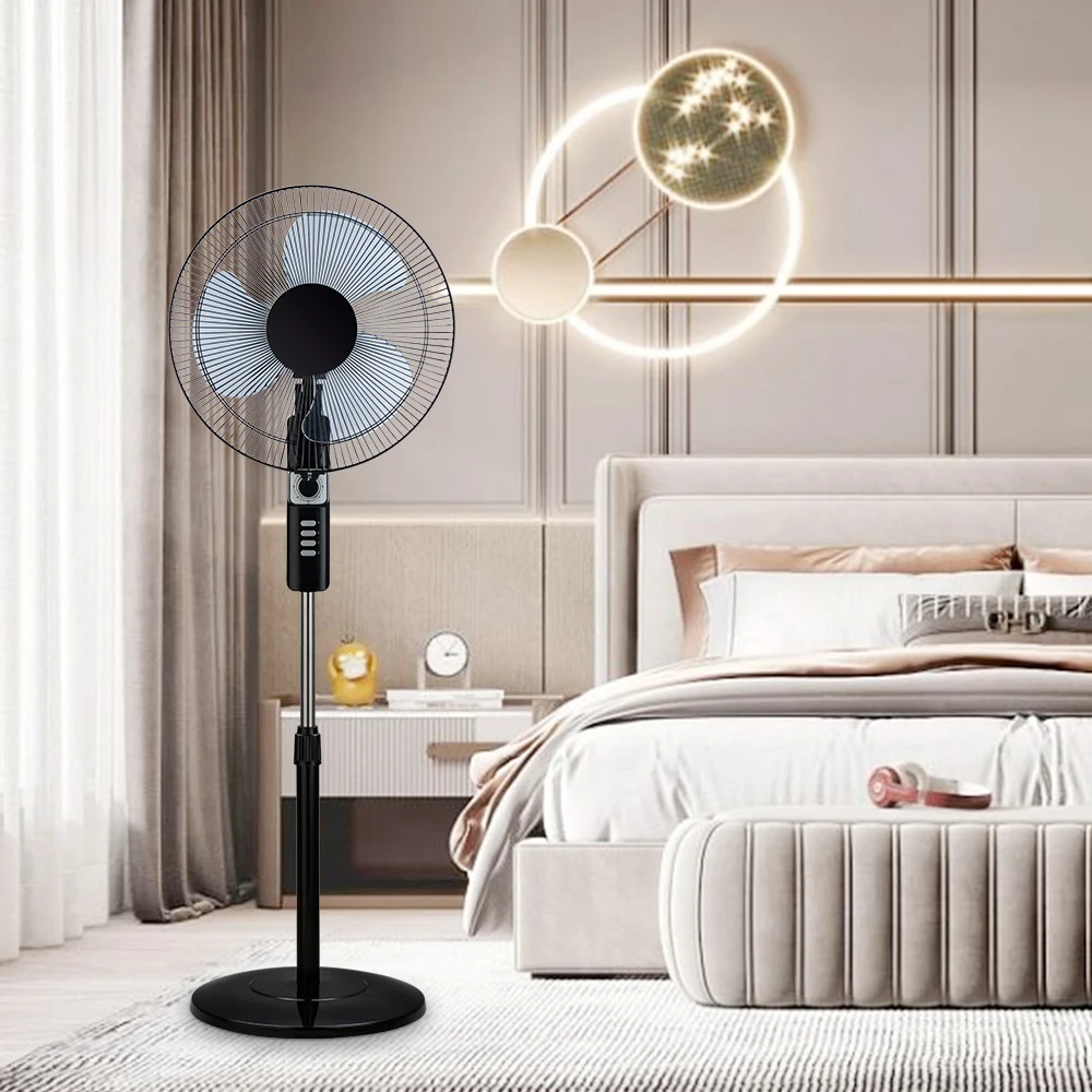 45W 240V Humanity дизайн черный стоячий вентилятор регулируемый по высоте Мощный промышленный экономный вентилятор для спальни