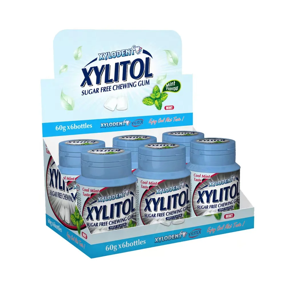 JJW прохладная воздушная жевательная резинка крепкая мята