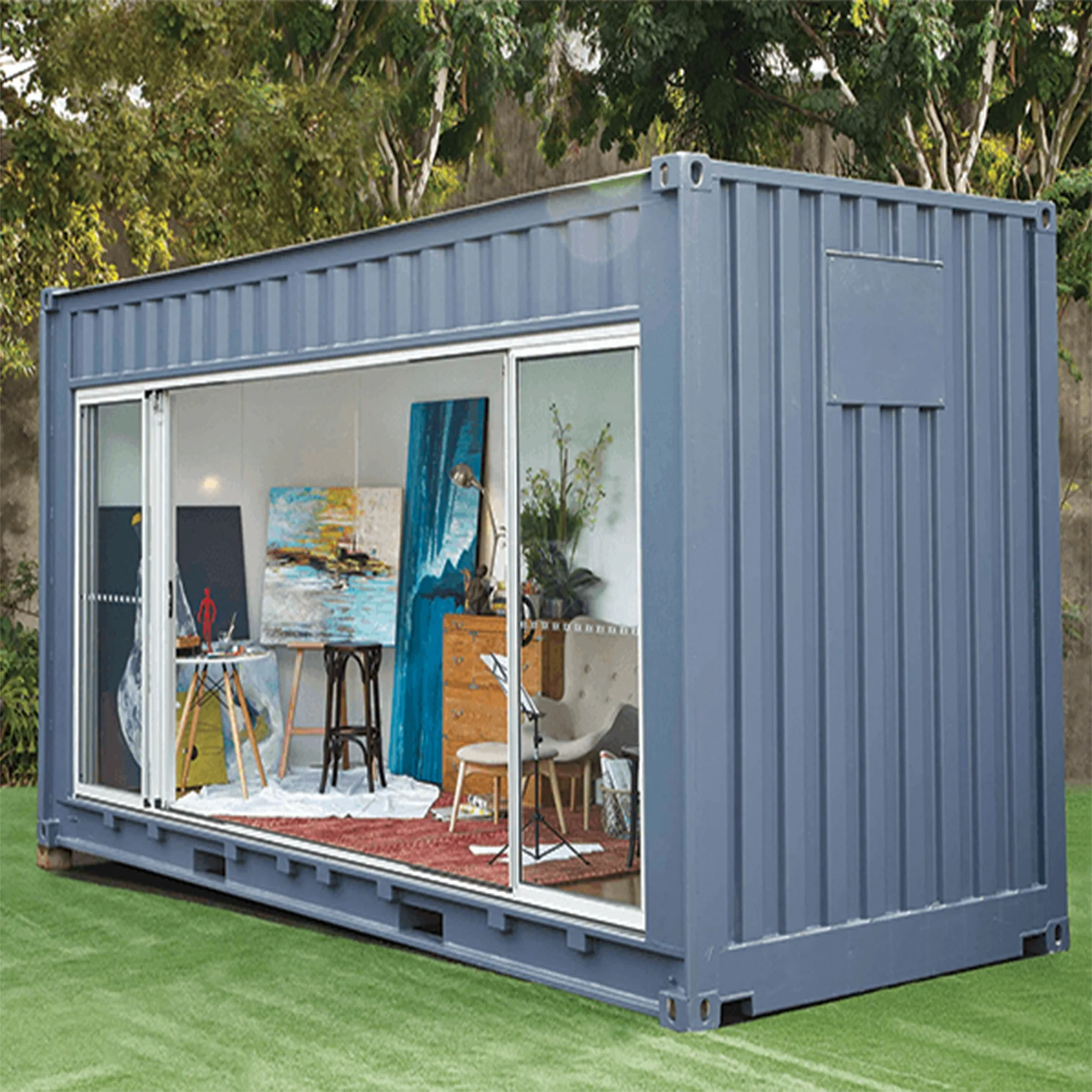 QSH underground prefab houses ready made modern container house poland container haus polen