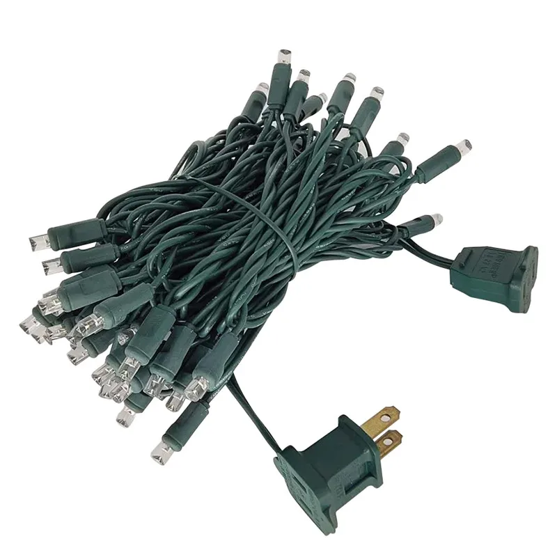 Уличные декоративные светильники для деревьев 4 дюйма 24 фута 70 светодиодов 5 мм широкоугольные светодиодные гирлянды рождественских праздников