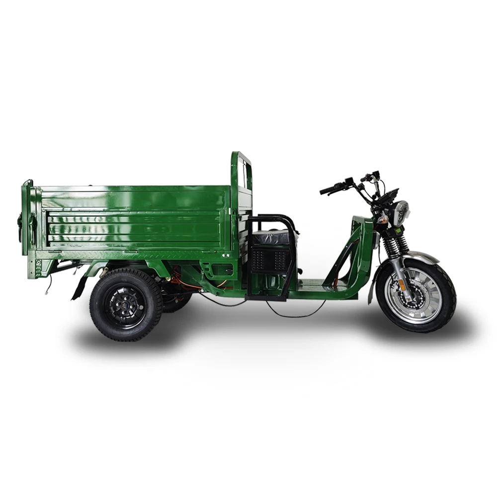 High-Performance Electric Tricycle 1500W 3 wheel motorcycle 45km/h Speed Complete Light Set & Brake System electric truck