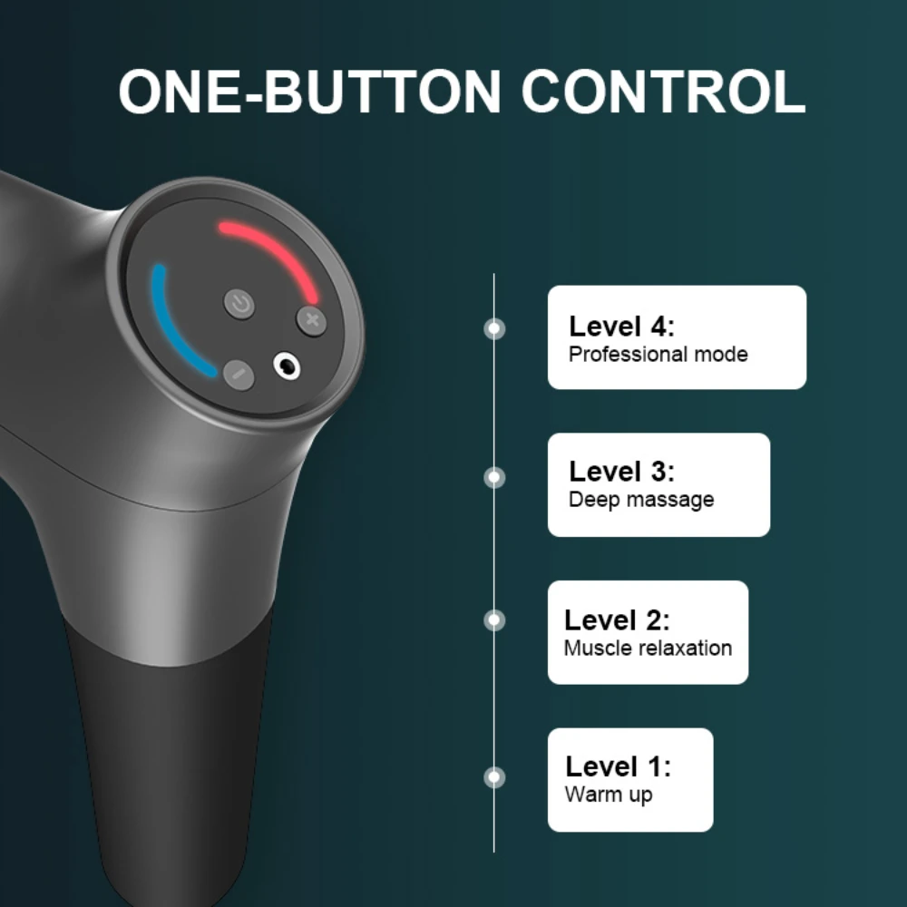 Custom Logo Dropshipping Deep Tissue Massage-Gun Mini Massager Vibration Muscle Pistola Massage Gun
