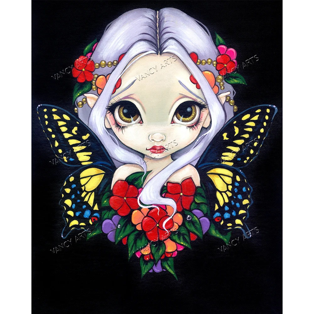 Высококачественная короткая бархатная алмазная живопись полная дрель круглая или квадратная Бабочка