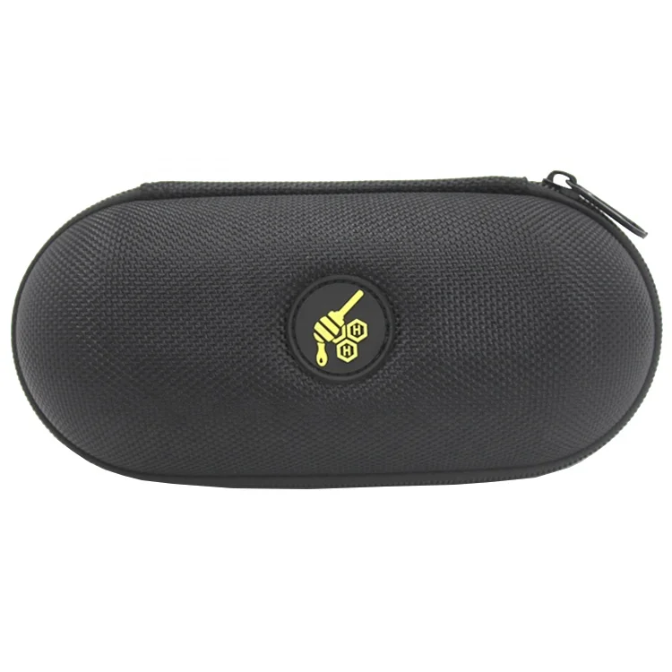 Custom hard nylon smoking tobacco pipe pouch case egg foam protective custom case inserts for glass pipes smoking herb