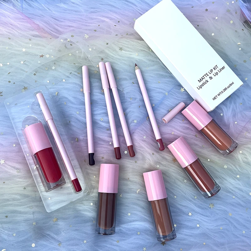 High Quality Lipstick Make Your Own Private label Waterproof Lip Gloss Cosmetics Long Lasting  waterproof Lipstick