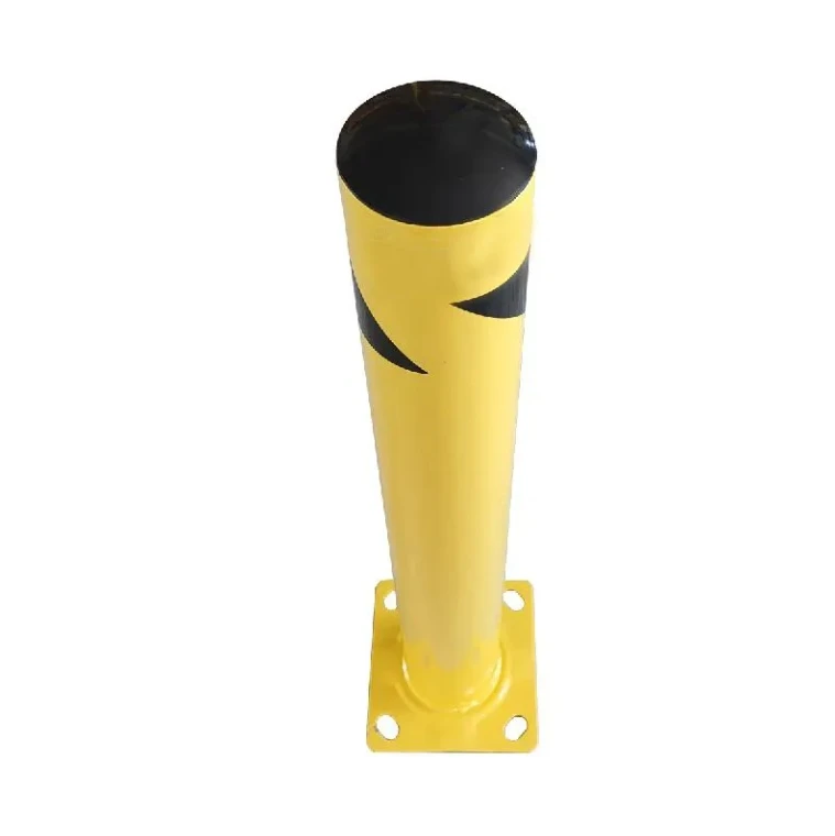 Plastic Head Steel Bollard for Traffic Safety Rubber Cap Bollard Price