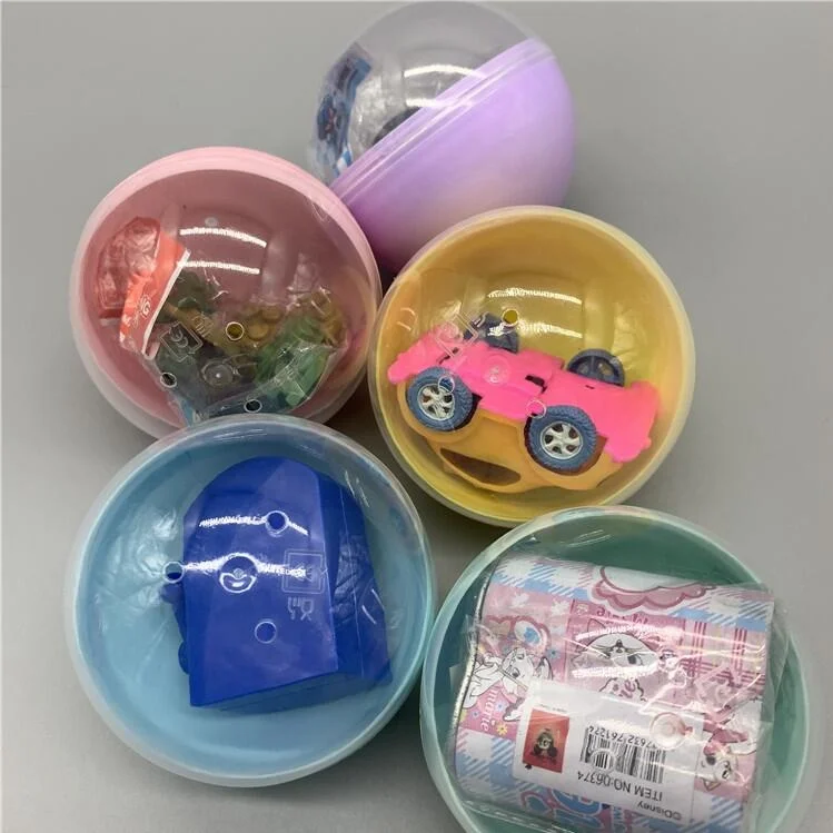 Toy machine coin slot plastic ball capsule with high quality