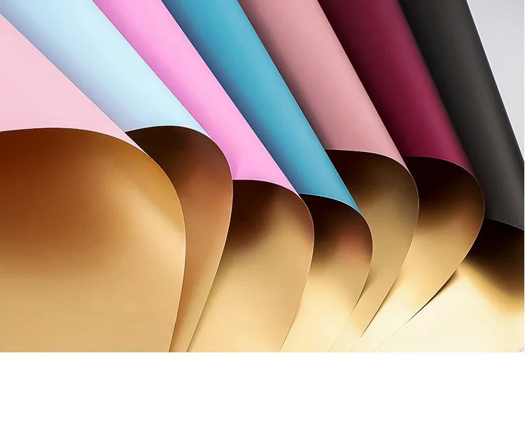 
Korea Style Florist Paper 2 Tone Colors Floral Flowers Paper Flower Wrapping Paper Waterproof 