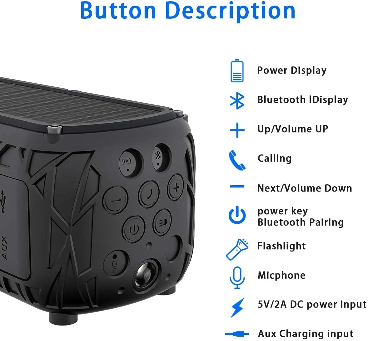 OEM/ODM bocinas profesionales blotooth speaker parlantes blutoh tweeter horn solar powered bluetooh speaker