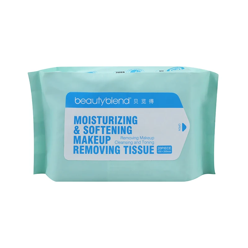 
Cheap price custom logo remove makeup wipes soft biodegradable bamboo makeup cleansing wipes 