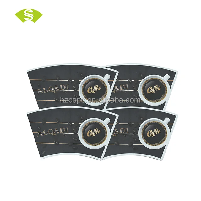 paper fan cup Waterproof offset printing with PE coated one side paper cup sheets