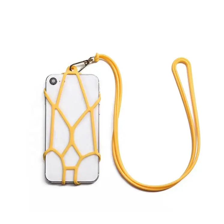 
Universal silicone necklace rope mobile cell phone case lanyard holder strap 