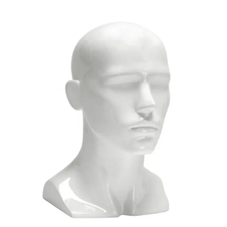 Exquisite fiberglass mannequin head for display sunglasses