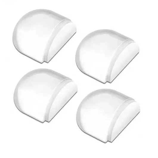 Transparent Door Stopper Punch-Free Anti-Collision Clear Bumper Protector Door Draft Stopper For Home Protective