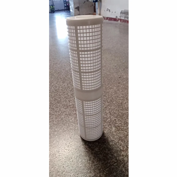 Remove sediment sand particle 80 micron washable fishbone nylon mesh filter cartridges