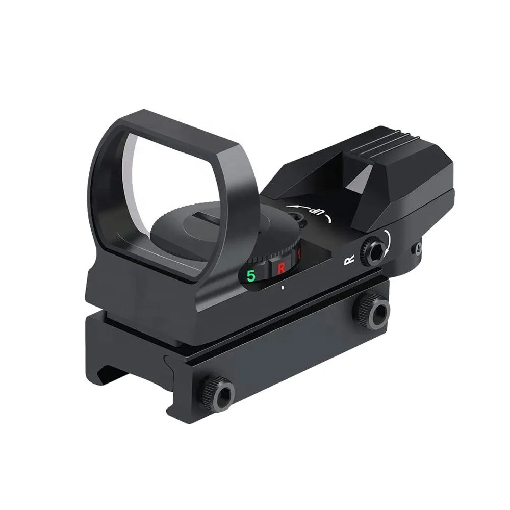 Tactical 4 Reticle Red Green Dot Sight With 20mm Rail Mount Riflescope Red Dot