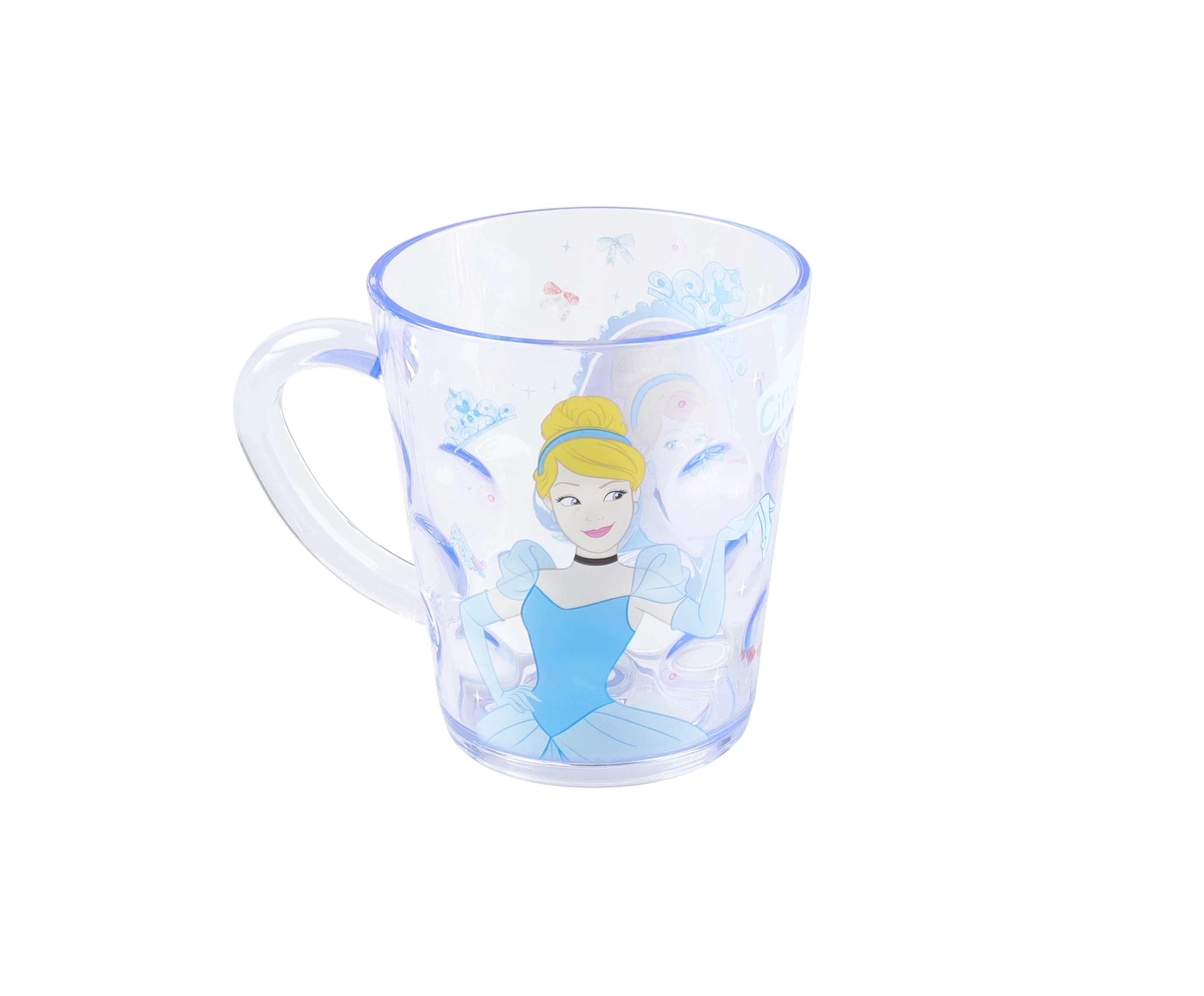 Disney Cute crystal cup tableware transparent cup mugs Drinking Cup Children water glasses