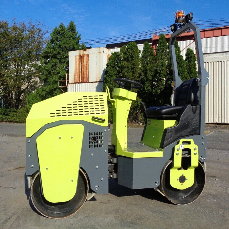 1.2 Ton Hydraulic Asphalt Rollers honda Changchai Engine Gasoline diesel Double Drum Mini Small Road Roller Compactor