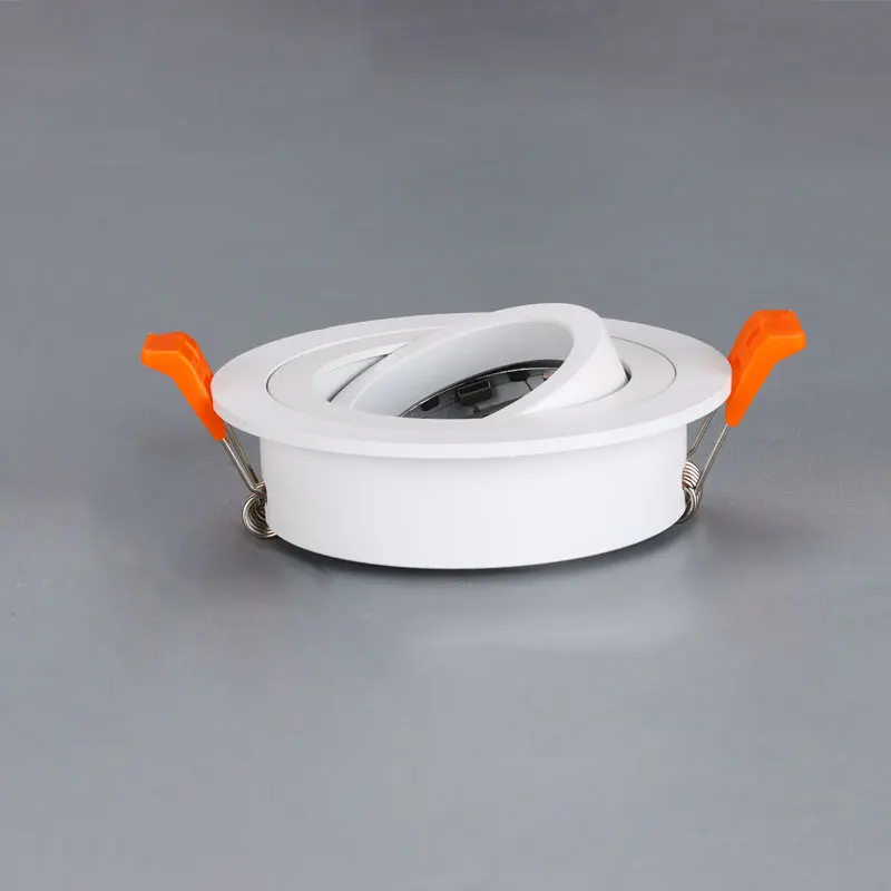 Waterproof Mr16 Face Ring Commercial Indoor Hotel Office Celling Linear Plastic Frame Cob Led Module Downlight Housing