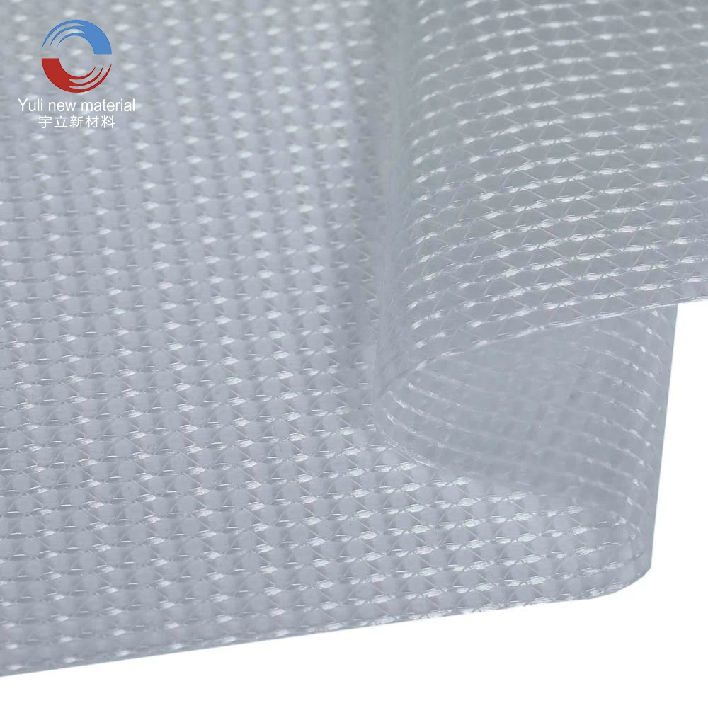 PVC Film + 100% Transparent 25-30 Days Super Clear Vinyl Coated Other Fabric Mesh UV Resistant PVC Tarpaulin Pvc Polyester Plain