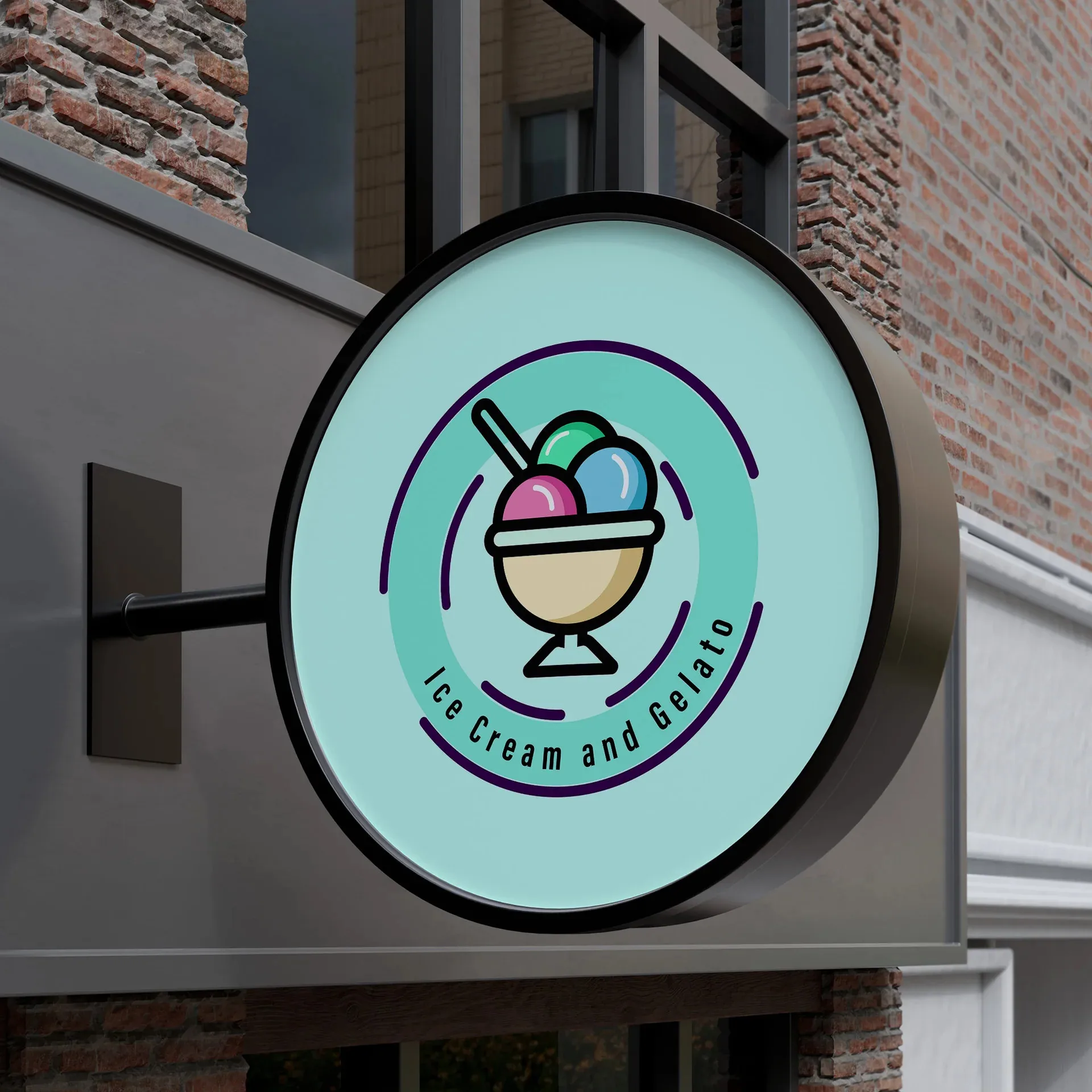 Outdoor Electric LED Light Box Logo Signboard Advertising Factory Mounted on Wall Storefront Double Side Signage Light Box