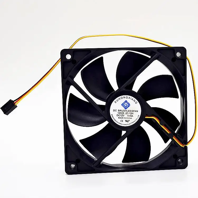dc 12 volt ventola 120mm cooling fan ventilation 3000rpm 4 wires cooling axial fan