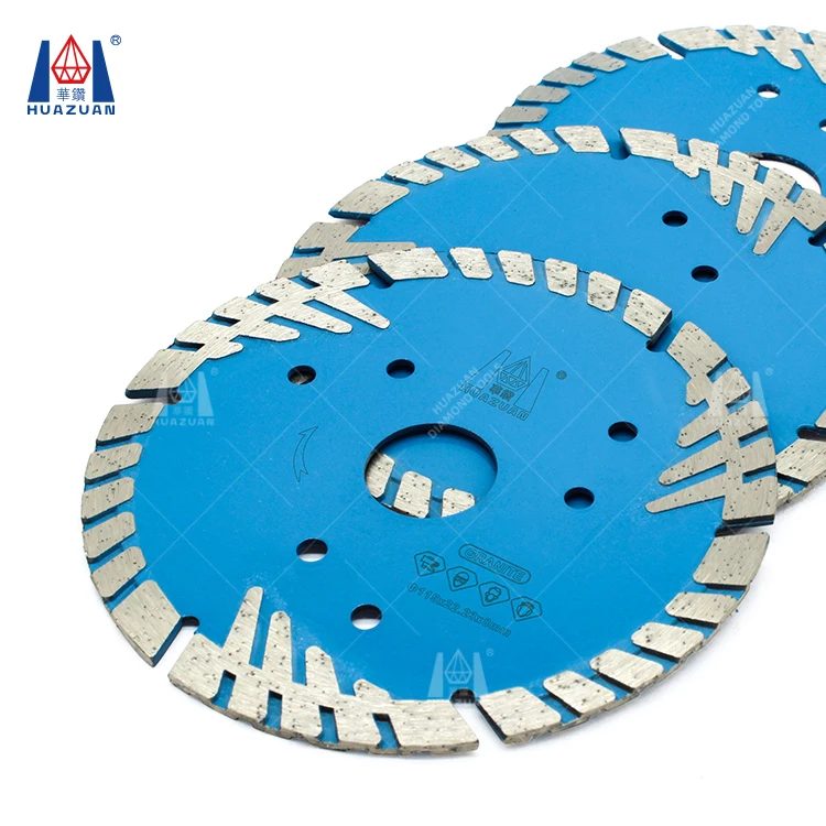 Hot Pressed Sintered Bevel Turbo Diamond Saw Blades for Cutting Brick Pavers Granite Sandstone Concrete