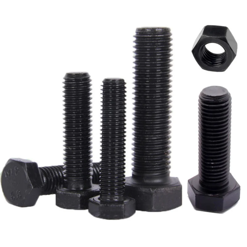 Carton Steel M3 M6 M8 M12 Grade 8.8 Hex Hexagon Head Bolt Screw