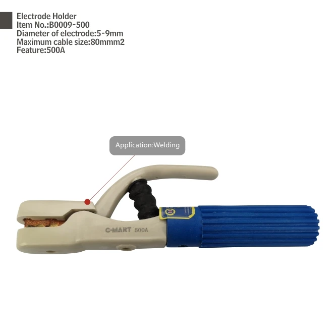 500A DMC Material Brass lron Welding Electrode Holder