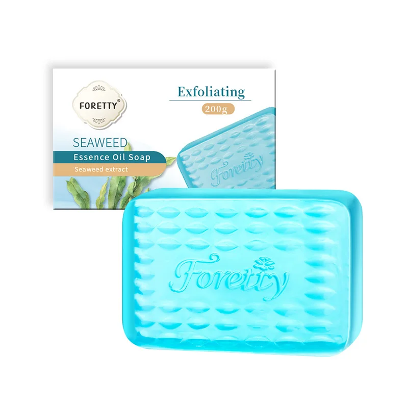 OEM processing Best selling skin whitening seaweed essence oil soap handmade soap