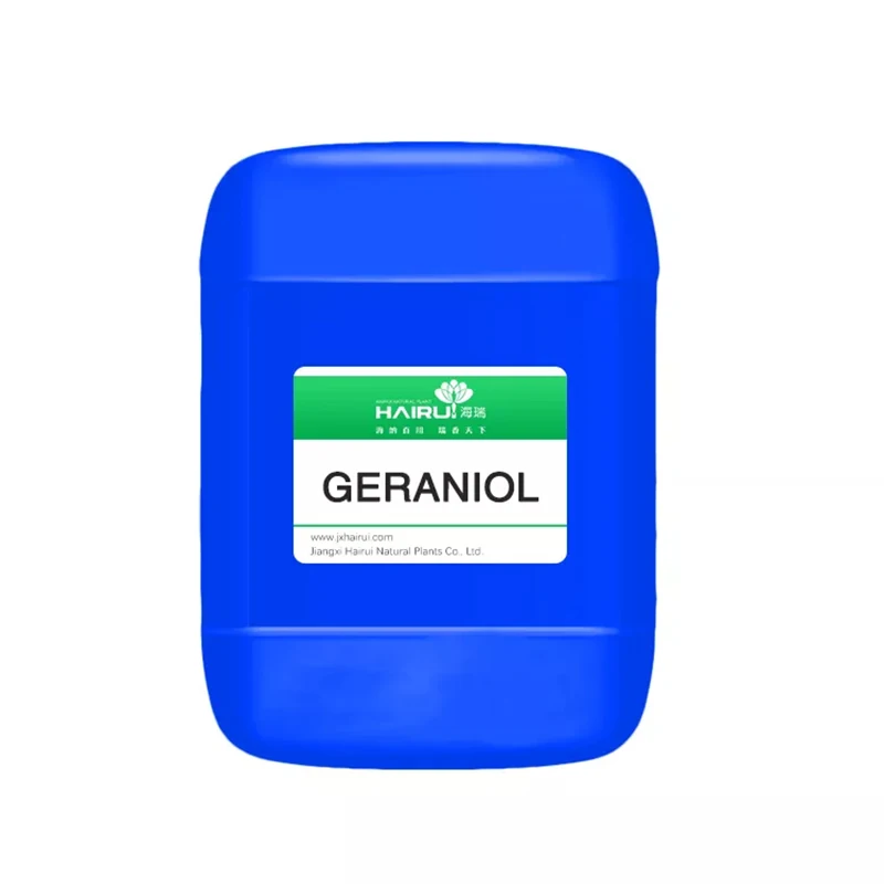 Wholesale bulk private label free sample pure natural organic geraniol oil 10 ml for flavor and fragrance