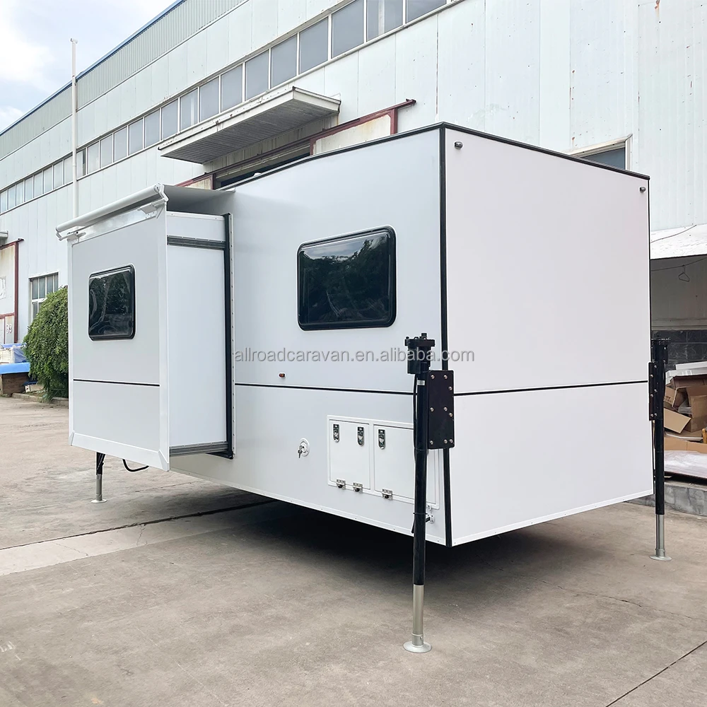 4x4 Germany Expedition Truck camper Hard-sided camping Slide-on truck caravans for overland adventure