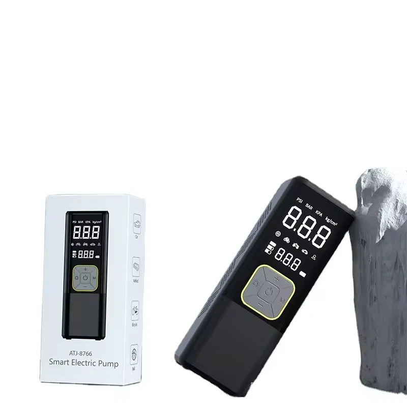 Car air pump compressor tire inflators Automatic rechargeable electric mini digital wireless portable cordless tyre inflator