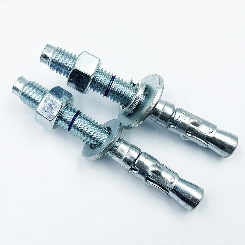 heavy duty wedge anchor zinc plated with line