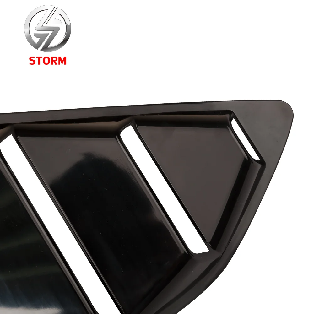 ABS Side Window Scoop Louver Covers Vent For Chevrolet Camaro 2016 2017 Accessories