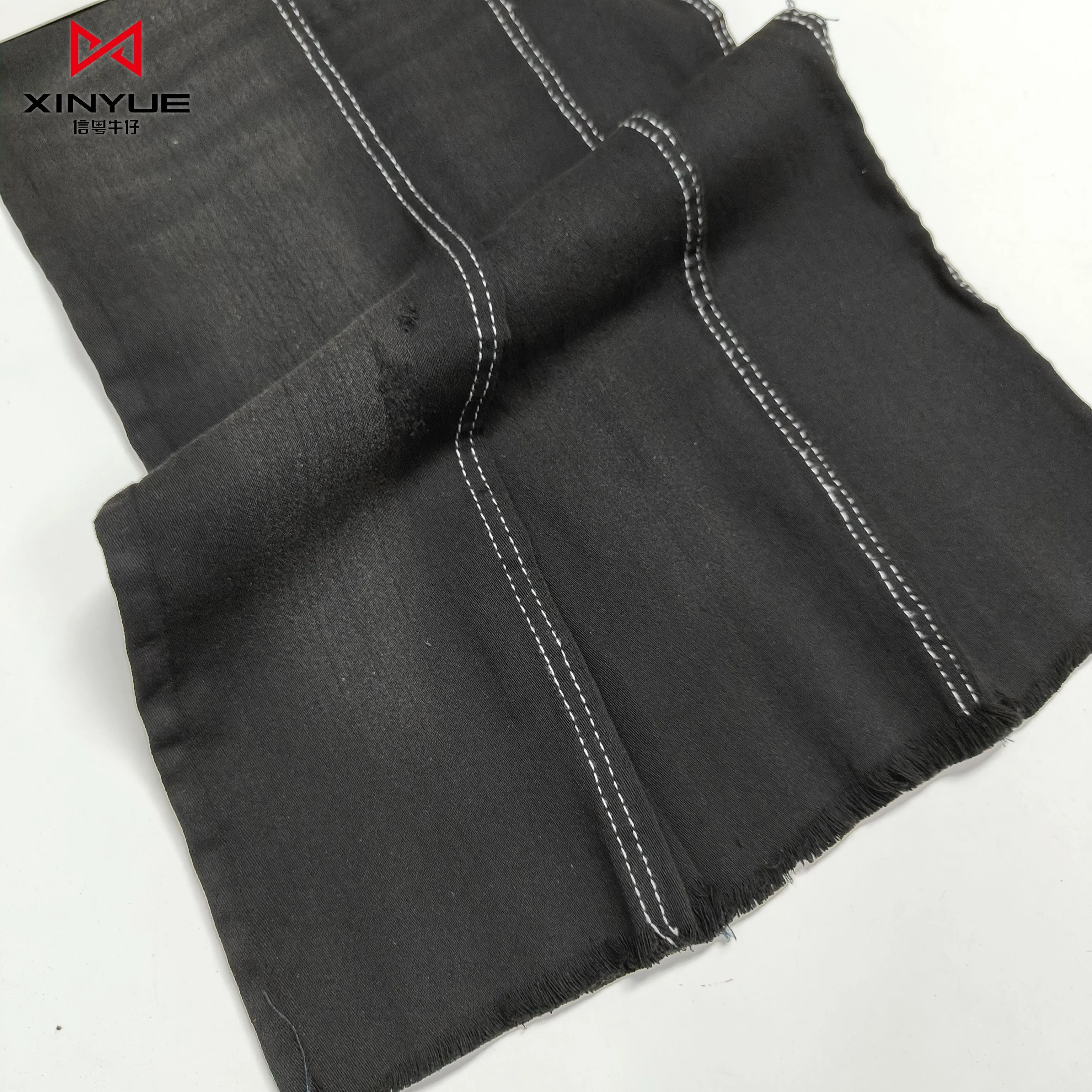 Wholesale Eco-Friendly 32% Hemp 68% Organic Cotton Woven Denim Fabric for Garment