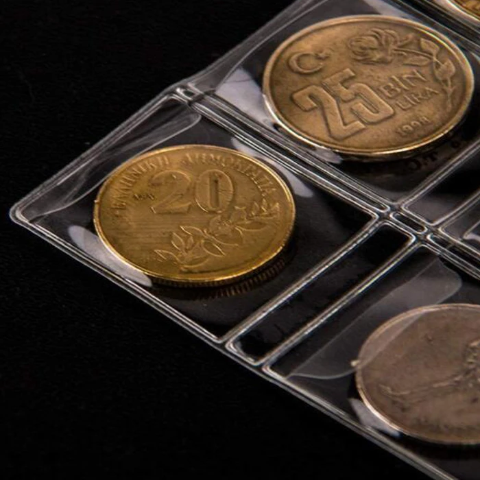 Coins Collecting Book Album Protectors Sleeves Coin Collection Supplies Pages Coin Binder