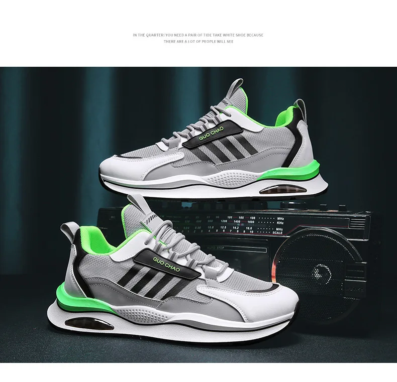 Fast Delivery Guochao Fashion Cool Style Outdoor Breathable Brand Name Sports Waking Sneaker 2022