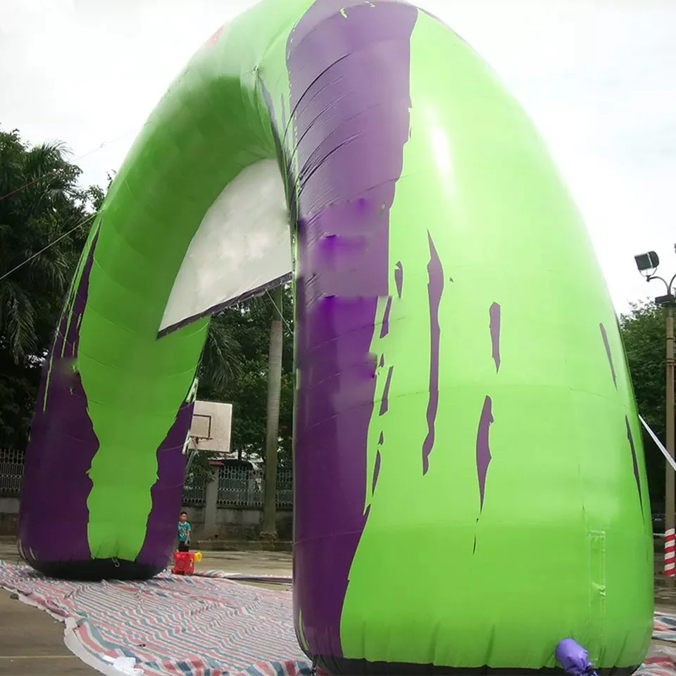 Custom inflatable race arch for advertising