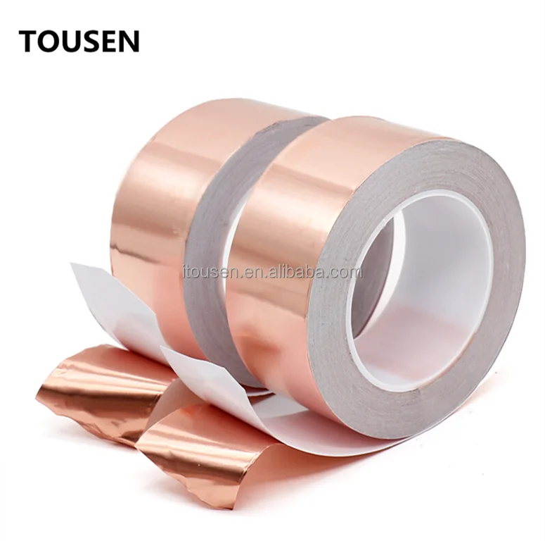Wholesale high temperature resistance double-sided Copper Foil Tape Copper Foil Adhesive Tape for EMI interference