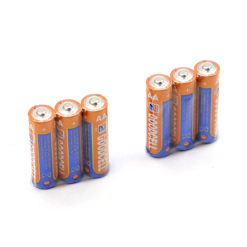 High Quality 10 Years Shelf Life 1.5V Non Rechargeable 1.5v Alkaline Battery AA AM-3 LR6 Cell for Toys MP3 Camera