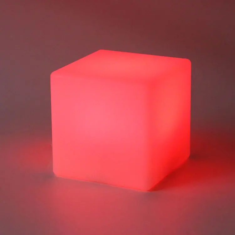 LED With Color Changeable Waterproof Furniture Garden Seat LED Cubed Seats