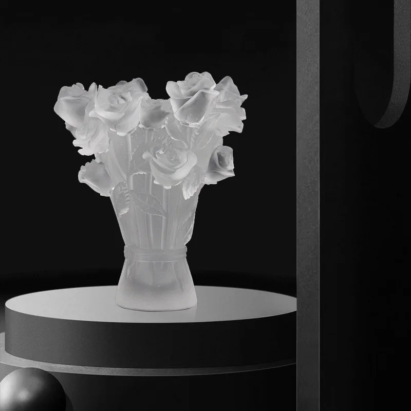 Fengming New Rose Bakhoor Burner Crystal Incense Burner Incense CN;GUA LOGO SANDALWOOD Indian Can Be Customized Color Customized