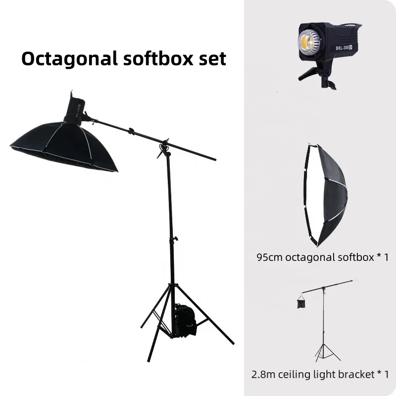 Hot selling live streaming light 300W same brand photography constant light video shooting tiktok Photo  fill light Customized