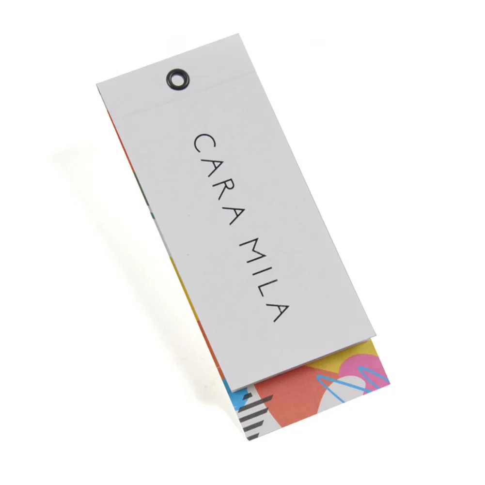 Supplier Free Design Best Service Custom Clothing Paper Swing Tag Product Hang Tags for Garment